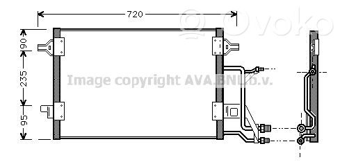 Radiator răcire A/C (condensor)   4B0260403T,21902693,2521765,VDMS4