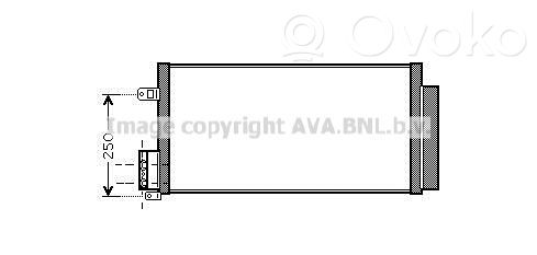 Fiat Grande Punto Radiatore di raffreddamento A/C (condensatore)