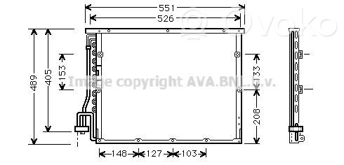Radiator răcire A/C (condensor)   64538373004,22200846,2541016,VDMS4