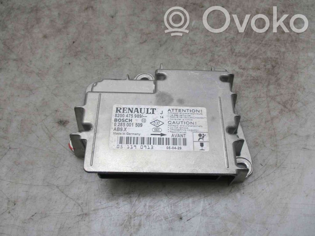 Renault Modus Unitate/modul de comandă airbaguri 