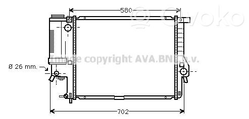 BMW 1 E81 E87 Coolant radiator 