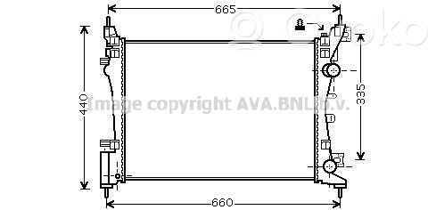 Opel Corsa D Radiator lichid răcire 
