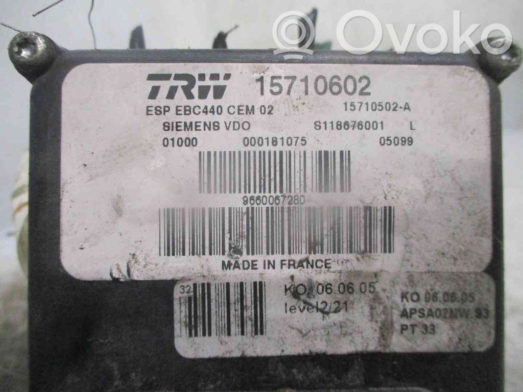 Pompă ABS   9660067280,22101698,2535422,VDMS4
