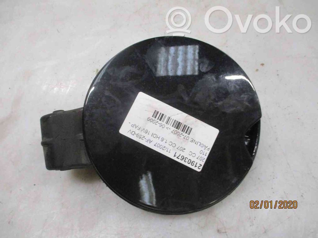 Peugeot 207 CC Sportello del serbatoio del carburante 