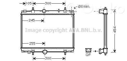 Citroen C5 Radiator lichid răcire 