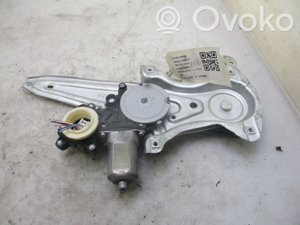Toyota Verso Macara geam ușă spate cu motor 