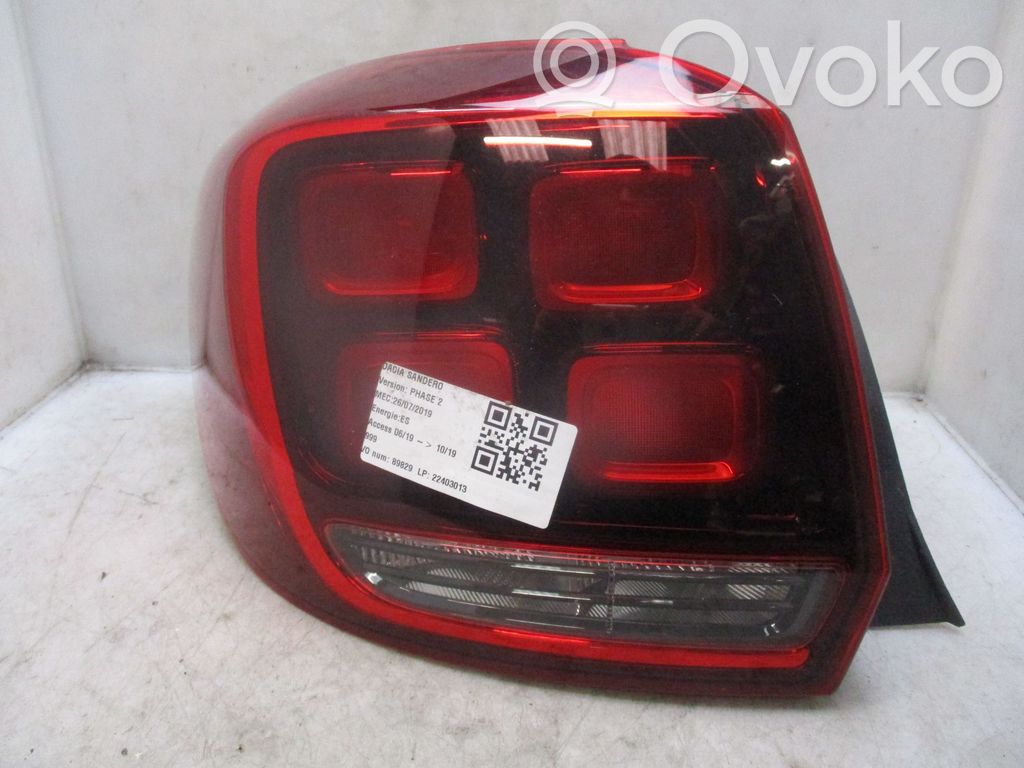 Dacia Sandero II Lampa tylna 