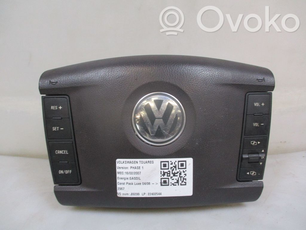 Volkswagen Touareg I Airbag dello sterzo 