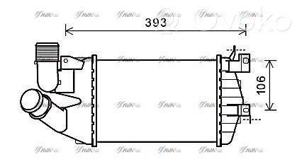 Opel Zafira B Radiatore intercooler 