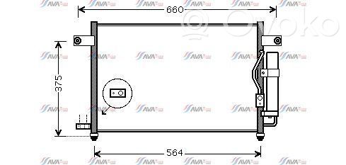 Chevrolet Kalos Radiator răcire A/C (condensor) 