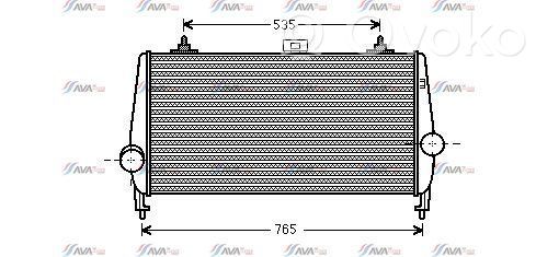 Peugeot 407 Radiatore intercooler 
