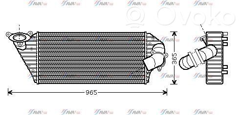 Renault Espace III Radiador intercooler 