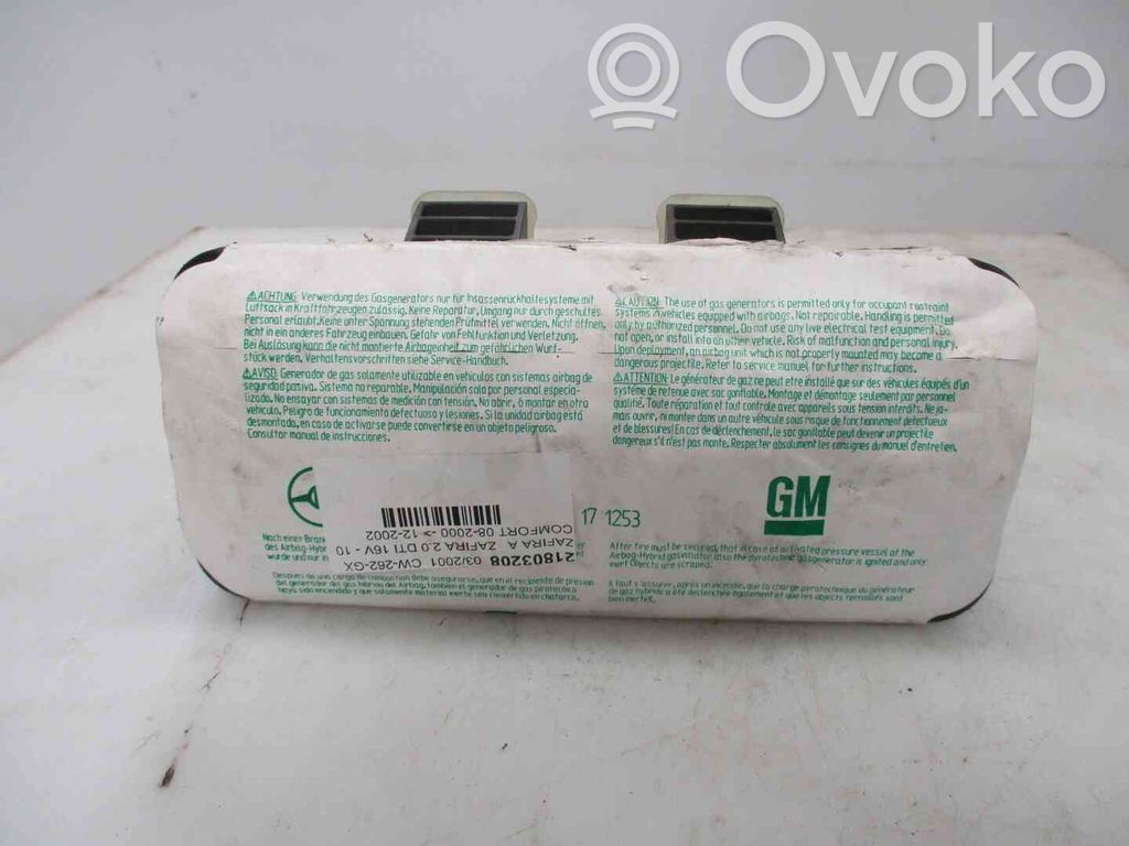 Opel Zafira A Passenger airbag 