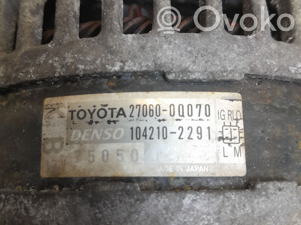 Toyota Yaris Alternator 