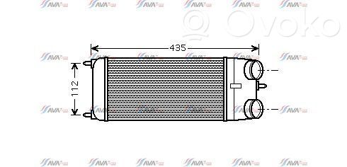 Intercooler radiator   384N1,22501756,8269428,VDMS4