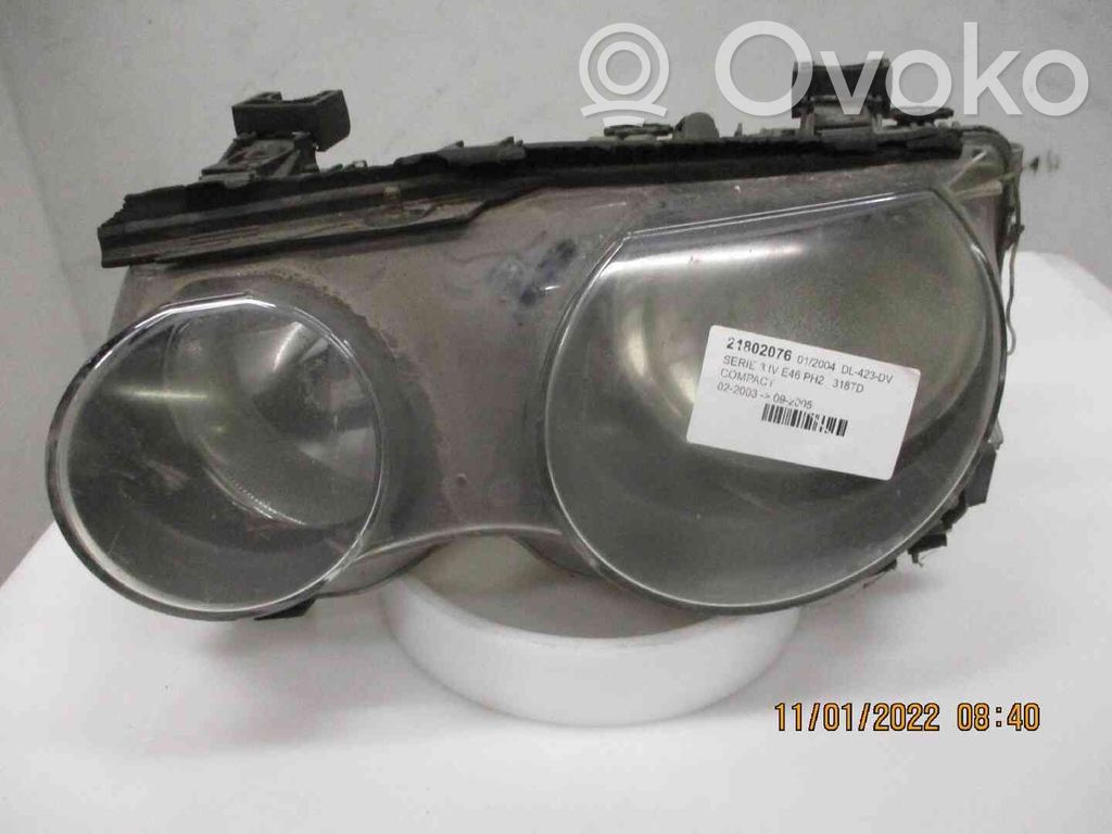 BMW 3 E46 Lampa przednia 