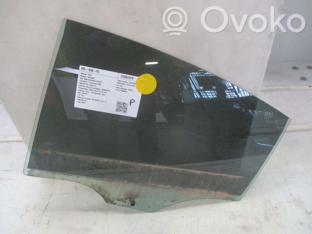 Opel Insignia A Szyba drzwi tylnych