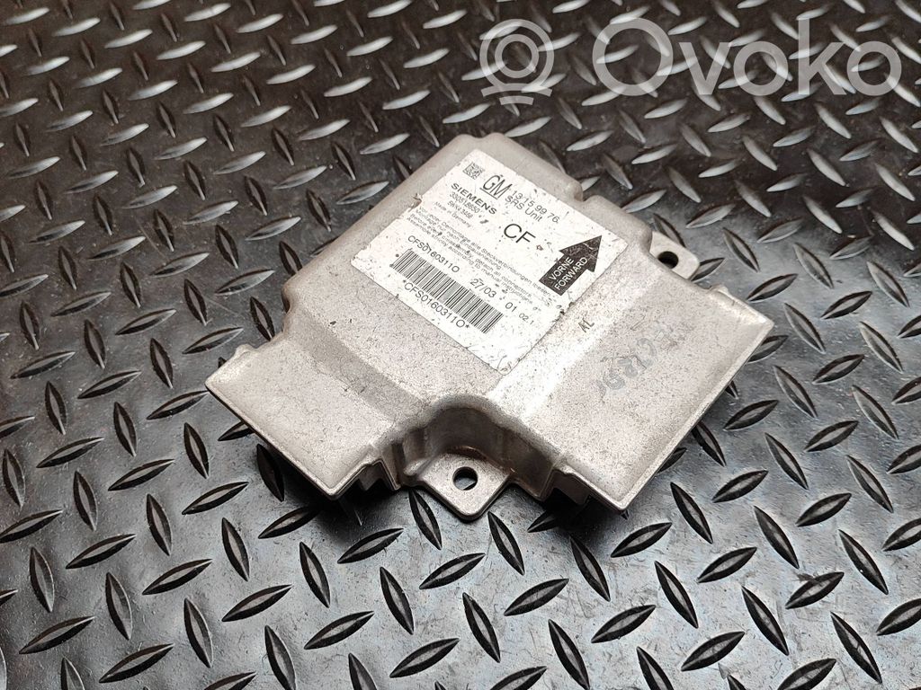 Opel Vectra C Airbag control unit/module 