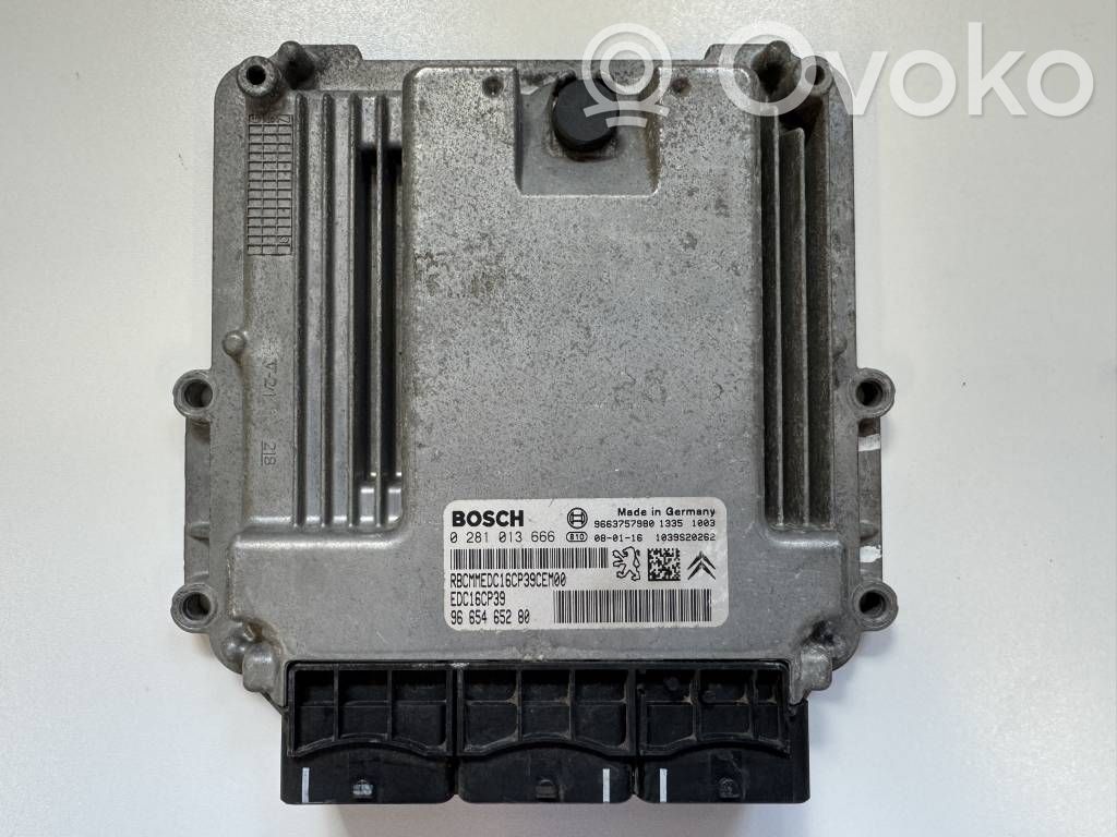 Citroen C-Crosser Engine control unit/module 