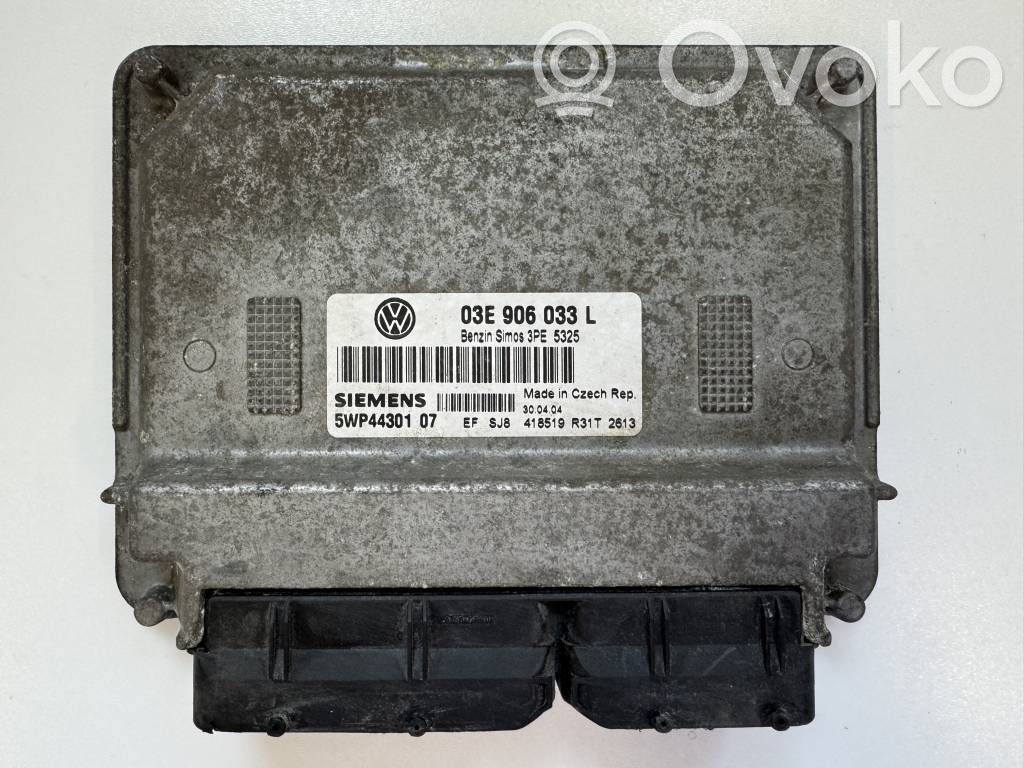 Engine control unit/module   03E906033L,3PE5325,5WP4430107