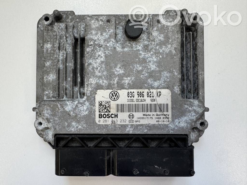 Engine control unit/module   03G906021KP,0281013232