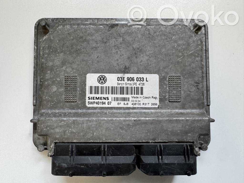 Volkswagen Polo Sterownik / Moduł ECU 