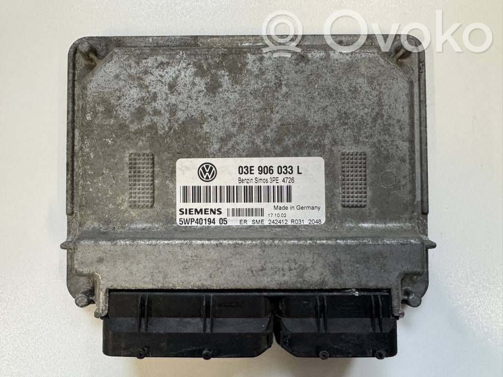 Volkswagen Polo Sterownik / Moduł ECU 