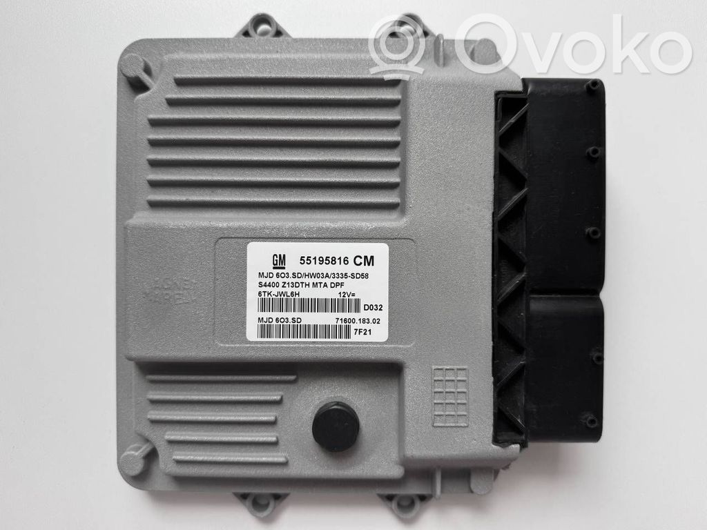 Opel Corsa D Engine control unit/module 