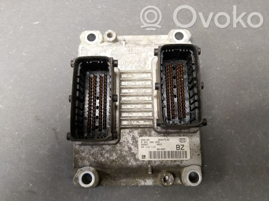 Engine control unit/module   0261206074,09115112