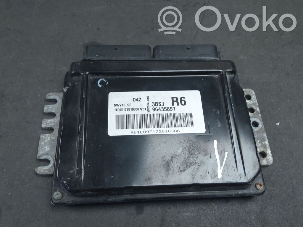 Engine control unit/module ECU   5WY1E09E,1E09E172510386,3BSJR6,96435897