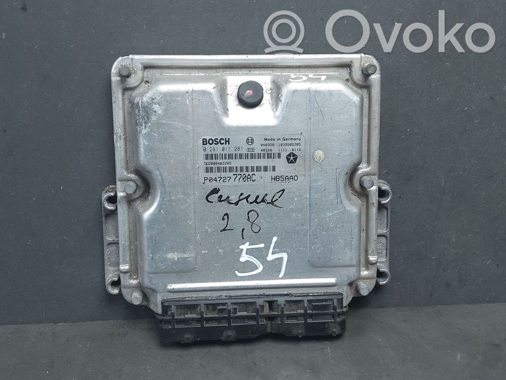 Chrysler Voyager Engine control unit/module ECU 