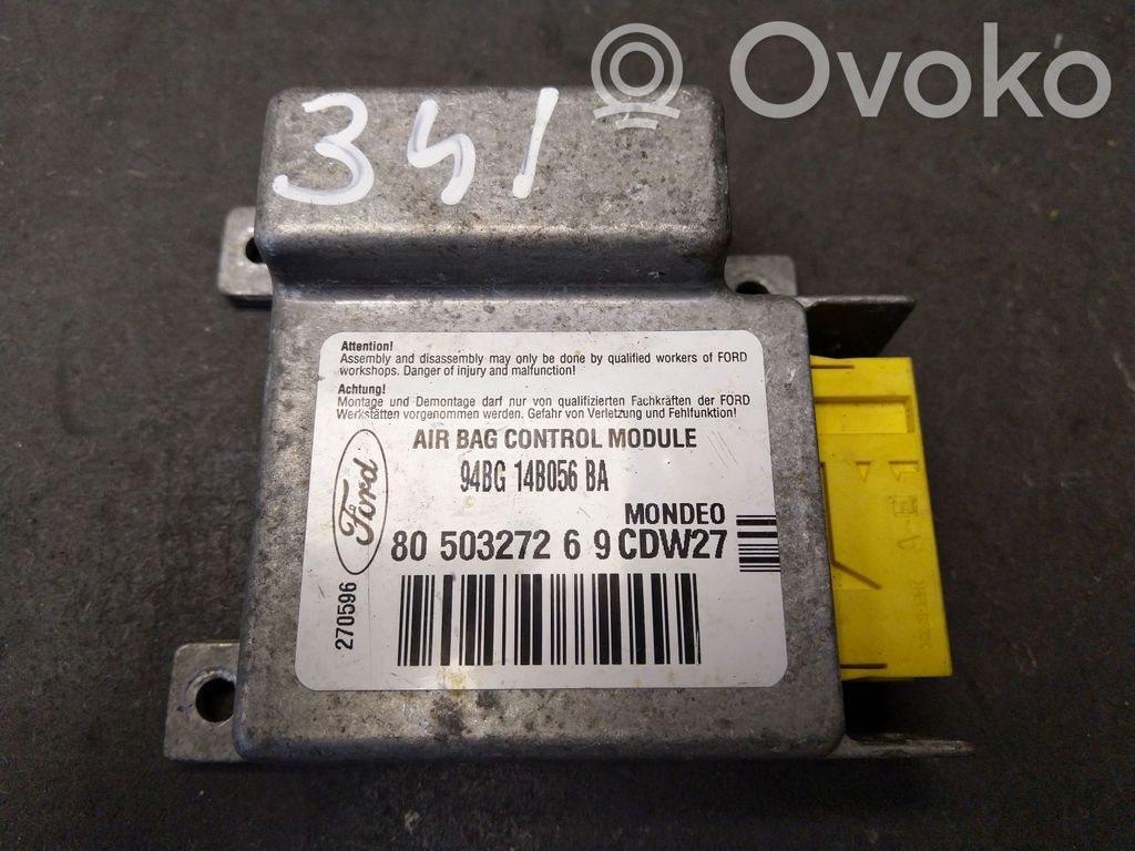 Ford Mondeo MK IV Airbag control unit/module 