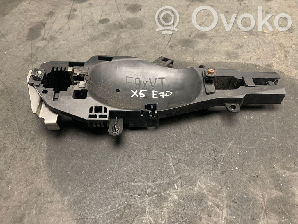 BMW X5 E70 Support extérieur, poignée de porte arrière 
