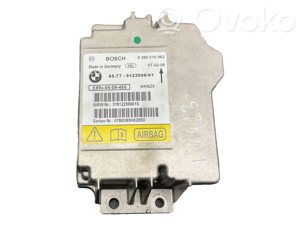 BMW 3 E90 E91 Unidad de control/módulo del Airbag 