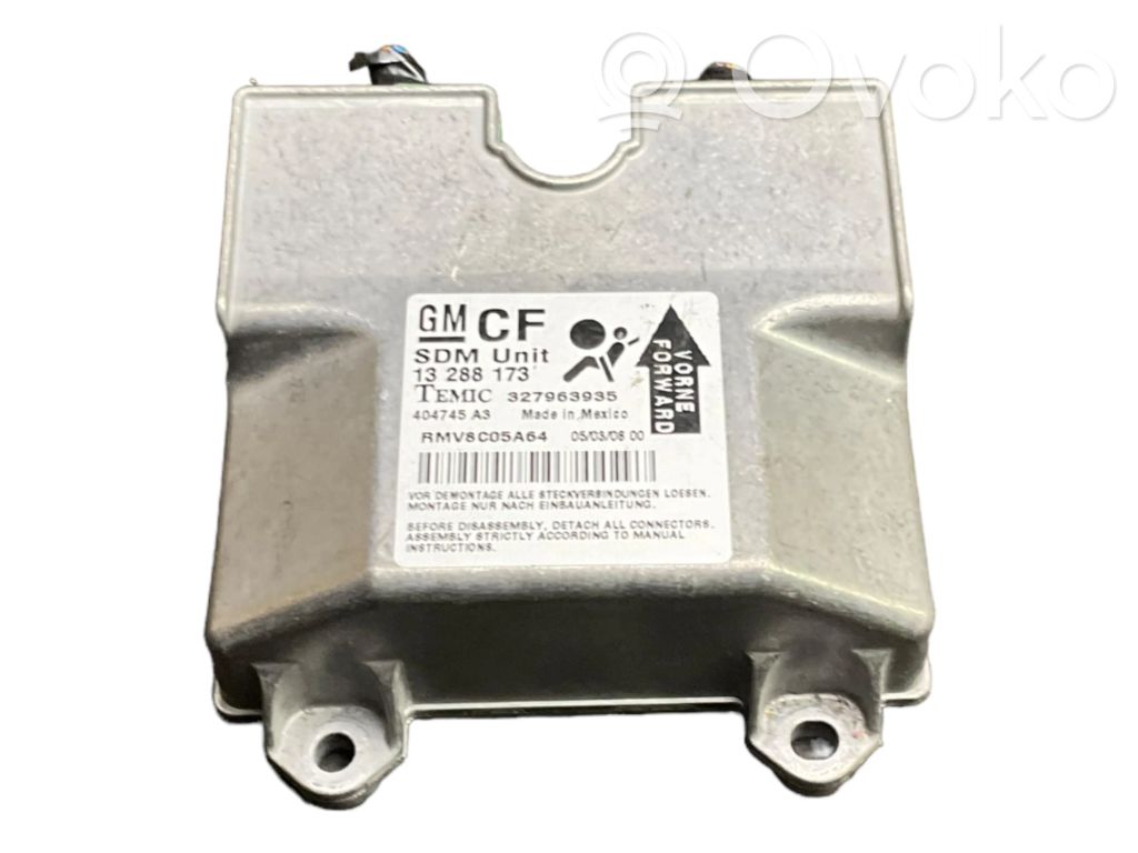 Opel Zafira B Airbag control unit/module 