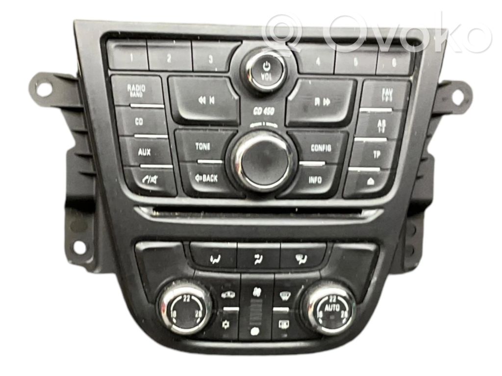 Opel Mokka Interior fan control switch 