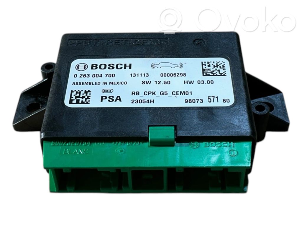 Sterownik / Moduł parkowania PDC   0263004700,9807357180