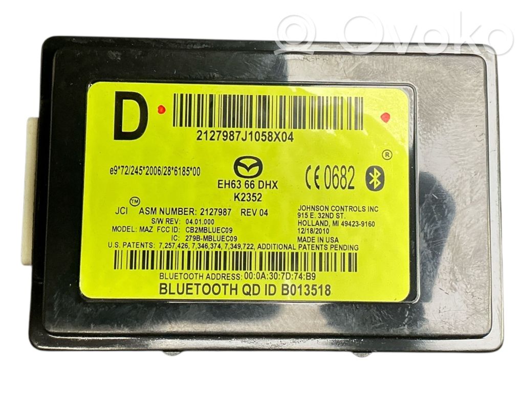 Mazda CX-7 Bluetooth control unit module 