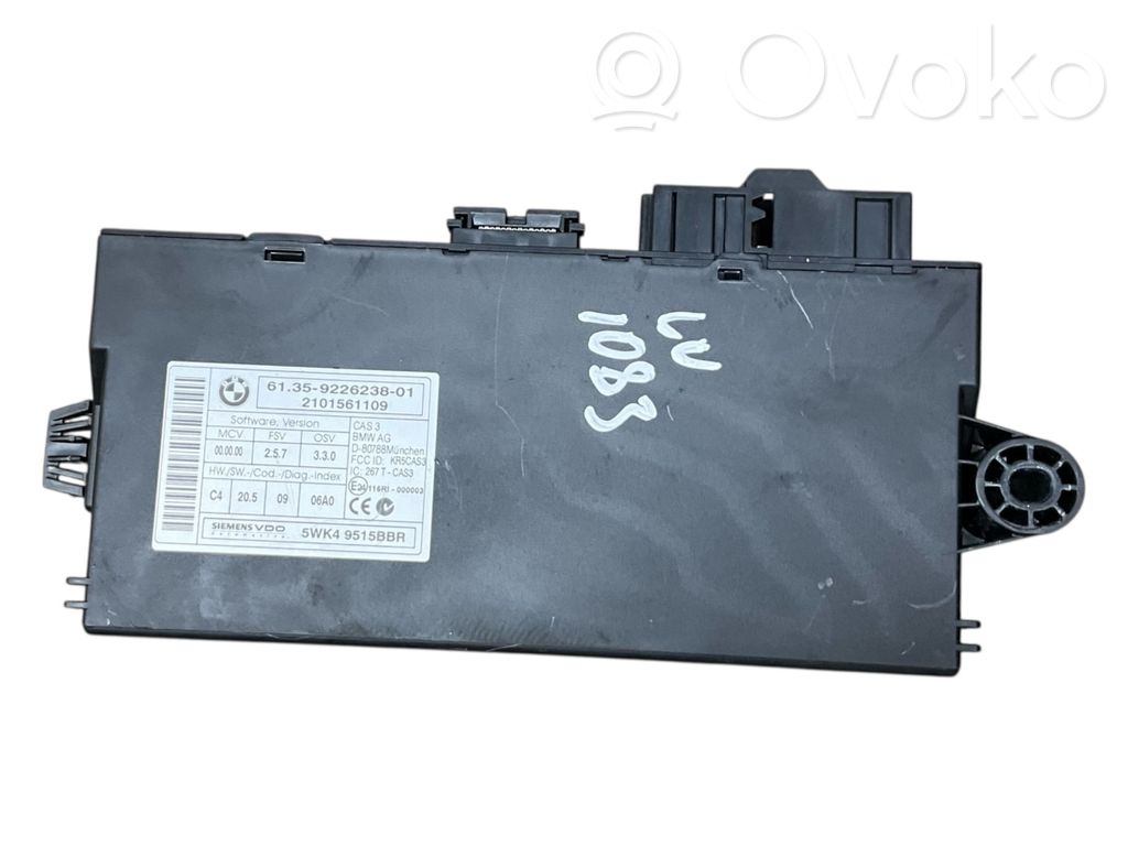 BMW 3 E90 E91 CAS vadības bloka modulis 