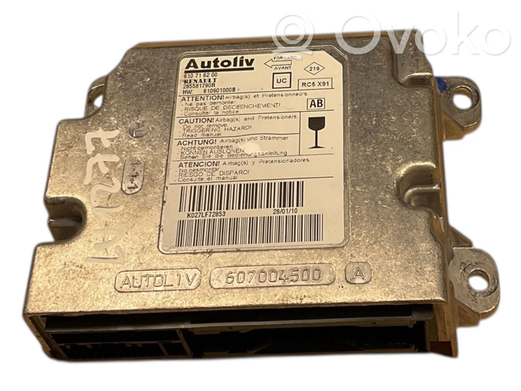 Renault Laguna III Airbag control unit/module 