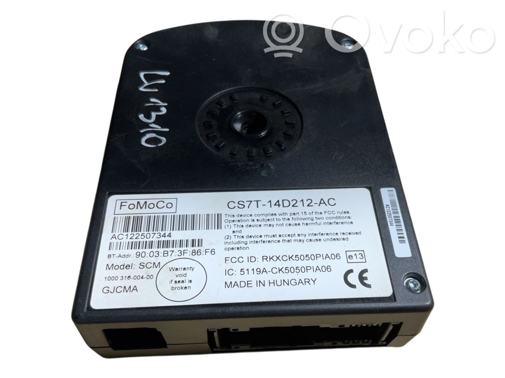 Ford Focus Bluetooth control unit module 