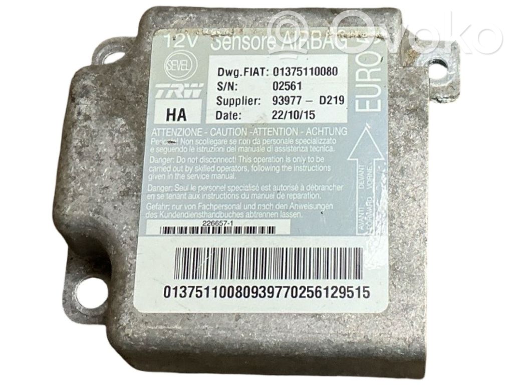 Peugeot Boxer Airbag control unit/module 
