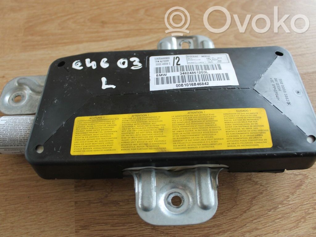BMW 3 E46 Airbag de la puerta delantera 