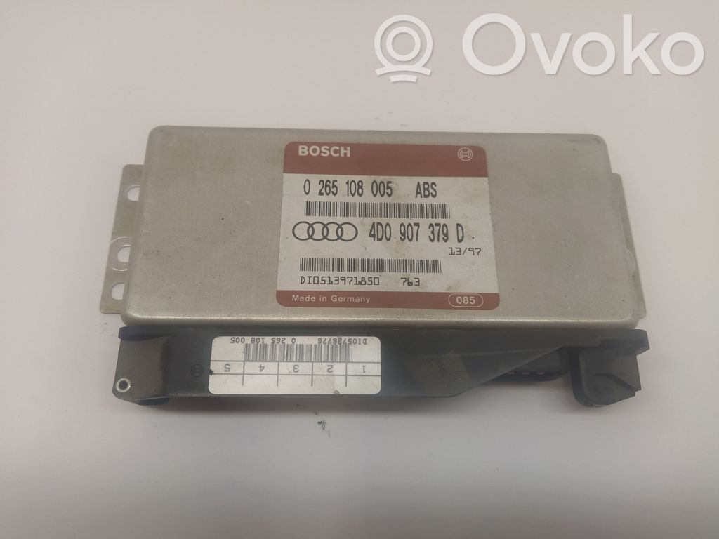 Unidad de control/módulo del ABS   4D0907379D,0265198005,DI0513971850,D105726776