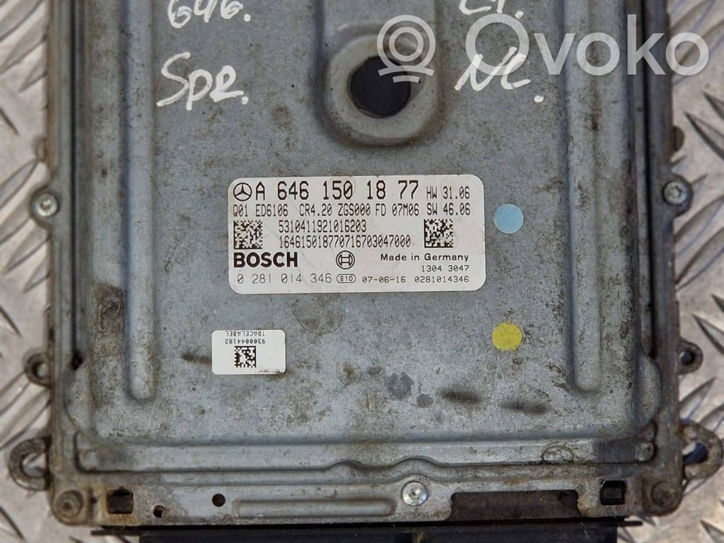 Mercedes-Benz Sprinter W906 Engine control unit/module 