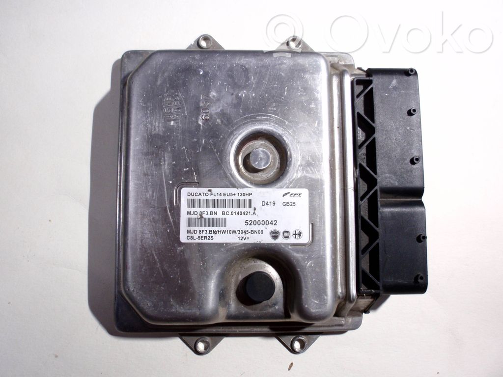 Fiat Ducato Engine ECU kit and lock set 