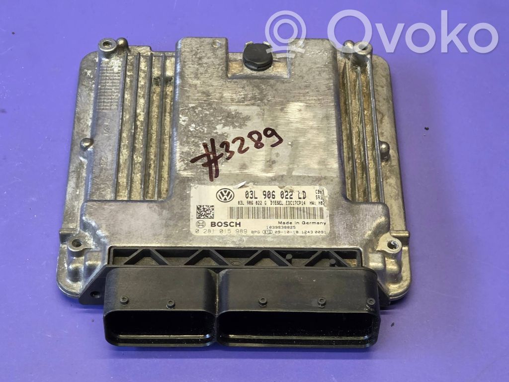 Volkswagen Golf SportWagen Engine control unit/module 