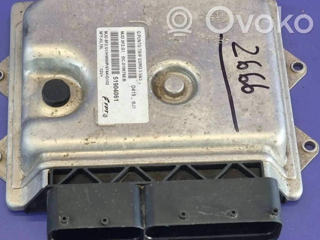 Fiat Punto (199) Engine control unit/module ECU 