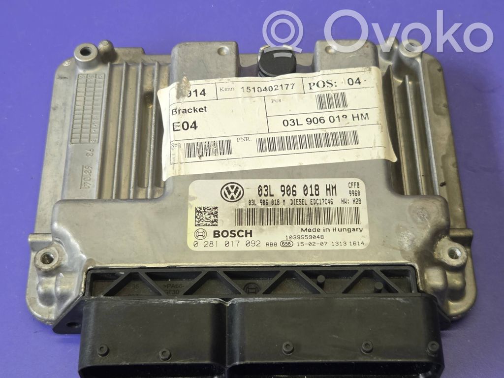 Seat Alhambra (Mk2) Engine control unit/module 