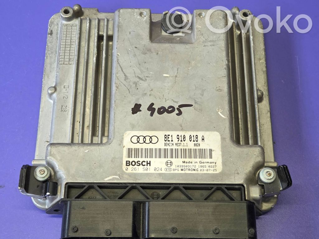 Audi A4 S4 B6 8E 8H Engine control unit/module 